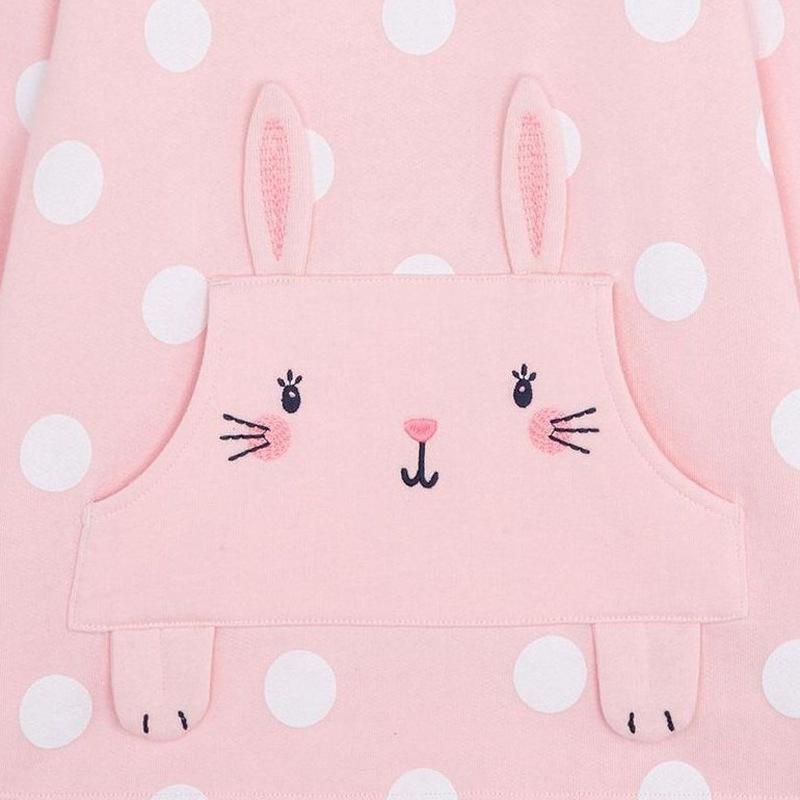 Pocket Rabbit Dots Long Sleeve Set - MomyMall