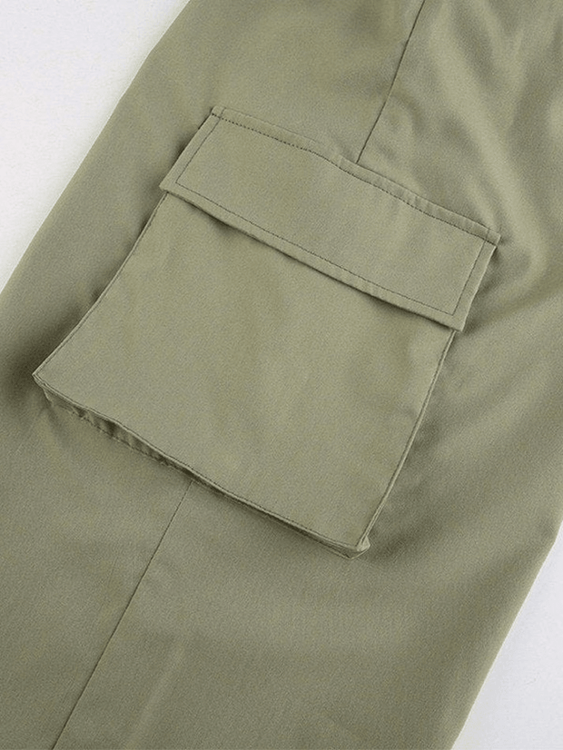 Pocket Y2K Baggy Cargo Pants - MomyMall