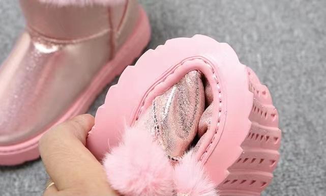 Pom Pom Plush Winter Boots