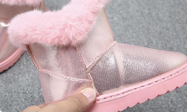 Pom Pom Plush Winter Boots