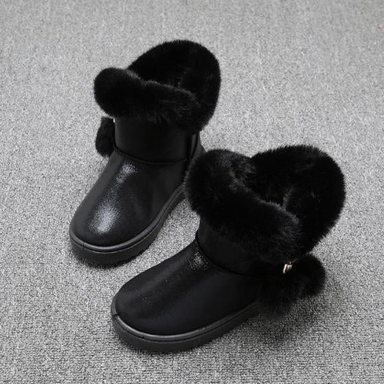 Pom Pom Plush Winter Boots