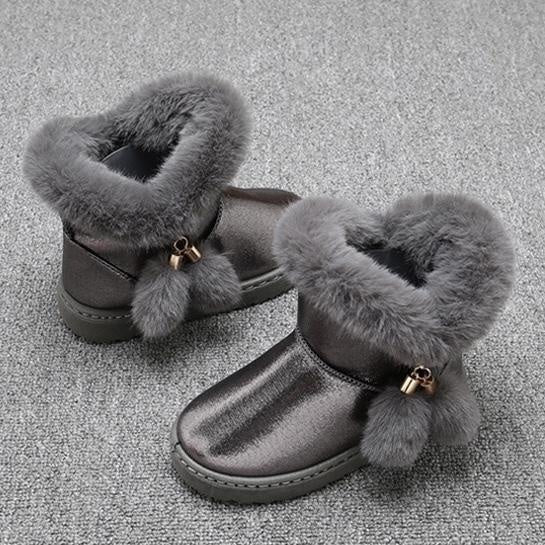 Pom Pom Plush Winter Boots