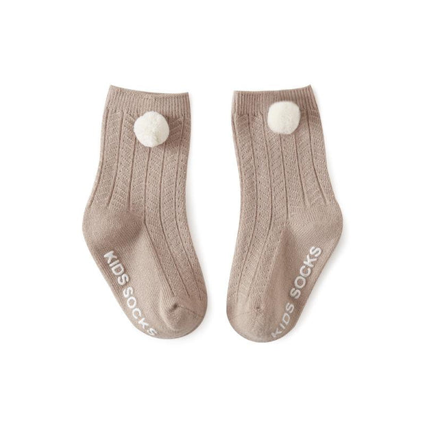 Pompom Non-Slip Socks