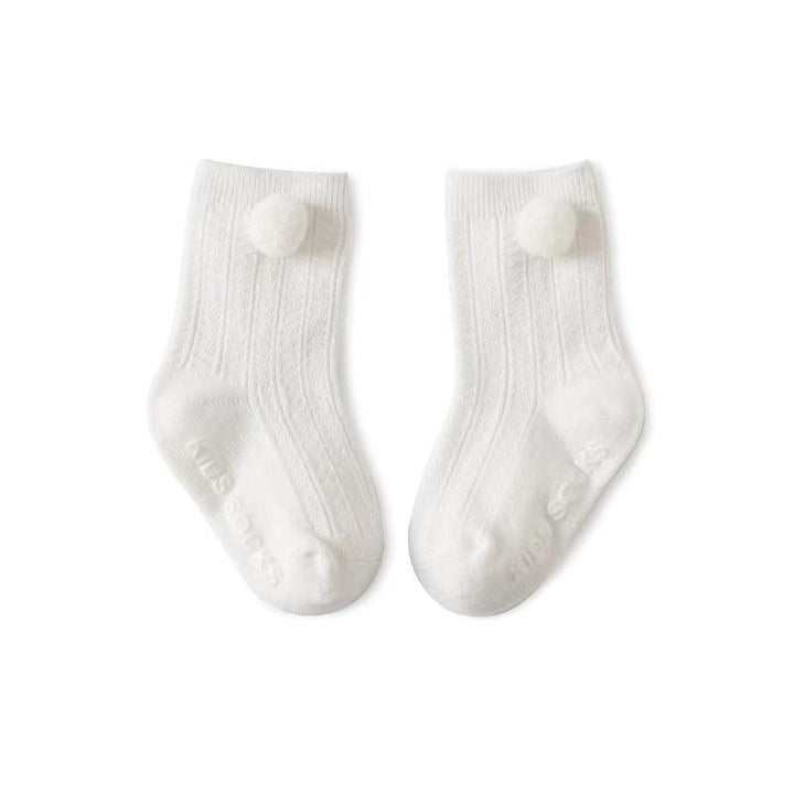 Pompom Non-Slip Socks