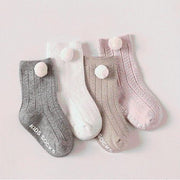 Pompom Non-Slip Socks