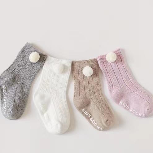 Pompom Non-Slip Socks