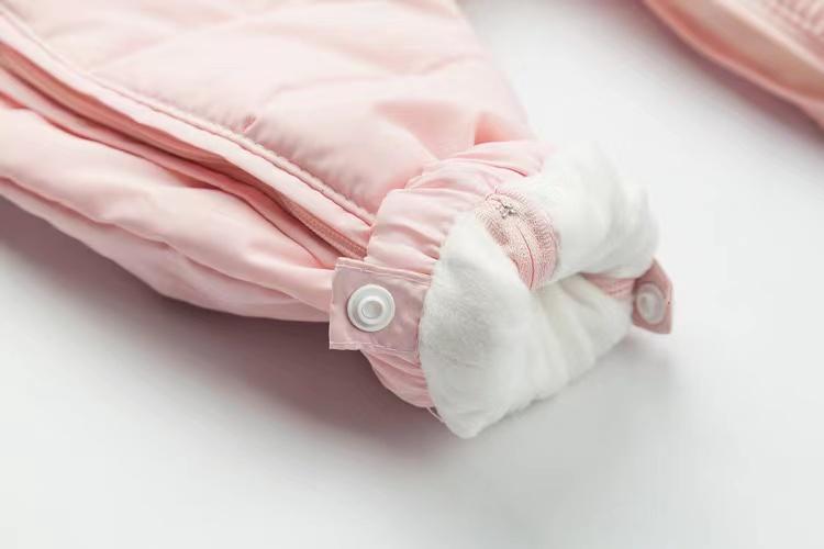 Pompom Baby Romper Down Coat - MomyMall