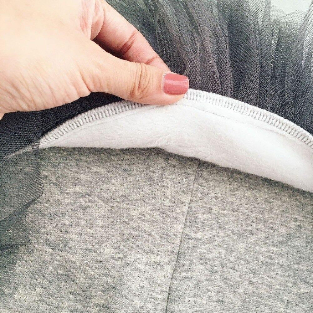 Gradient Tutu Plush Skirt Leggings