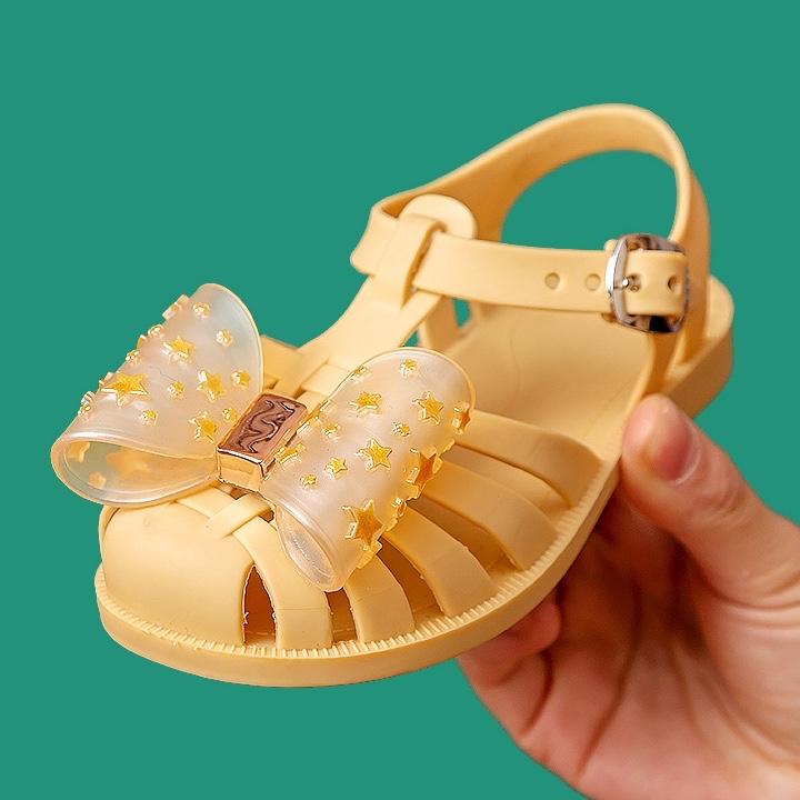 Princess Bow Jelly Sandals