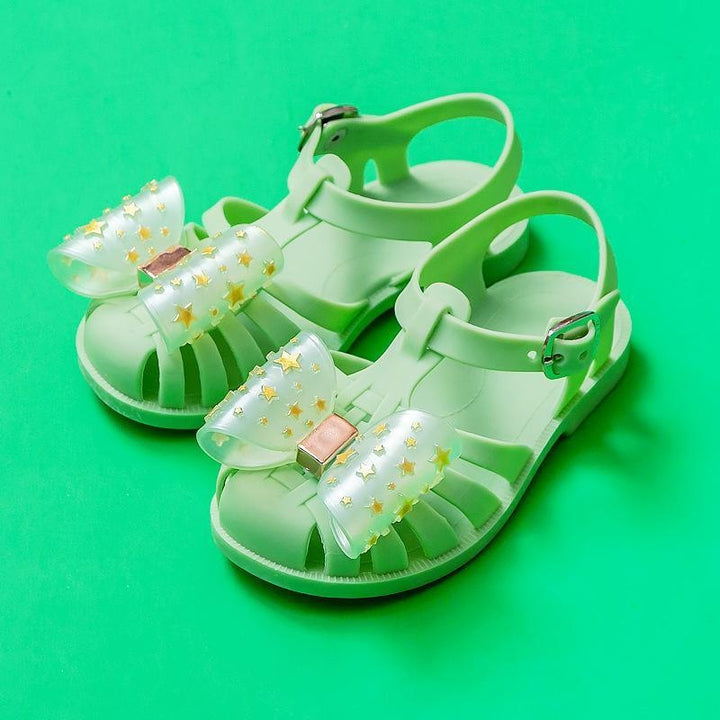 Princess Bow Jelly Sandals