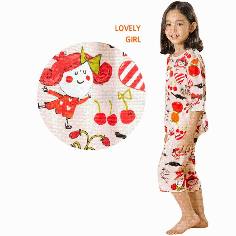 Organic Cotton Cartoon Summer Mid Playset