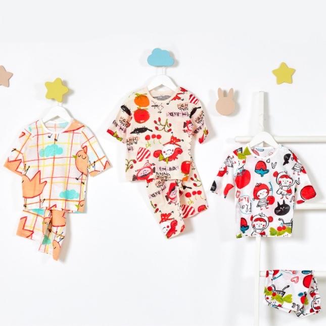 Organic Cotton Cartoon Summer Mid Playset