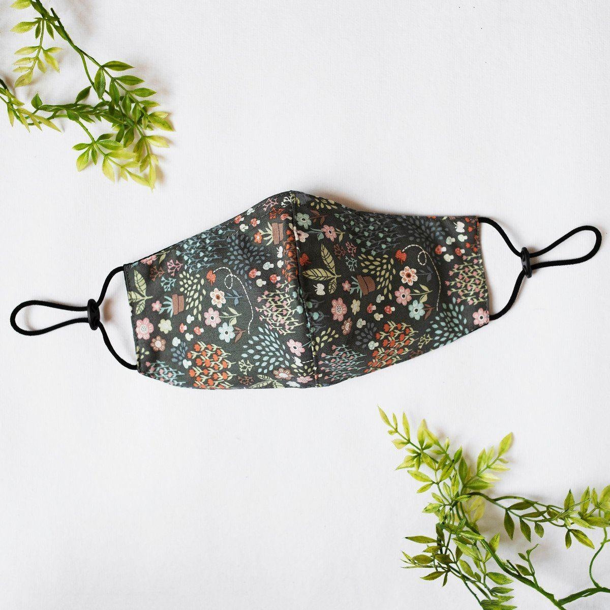 Printed Pattern Reusable Face Mask [Set of 2]