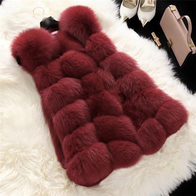 Winter Faux Fur Sleeveless Vest