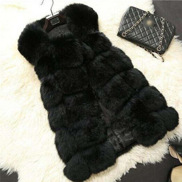 Winter Faux Fur Sleeveless Vest