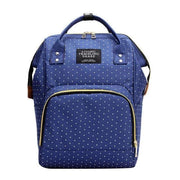Diaper Backpack - MomyMall Dot Blue
