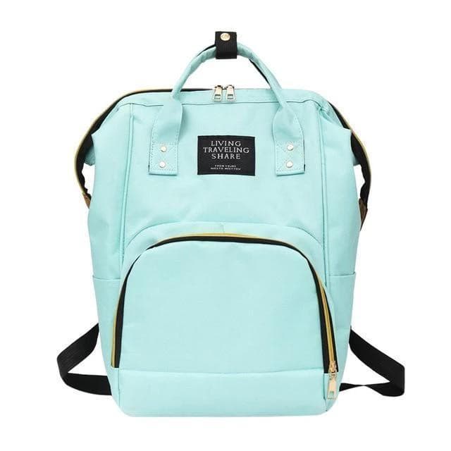 Diaper Backpack - MomyMall Light Blue