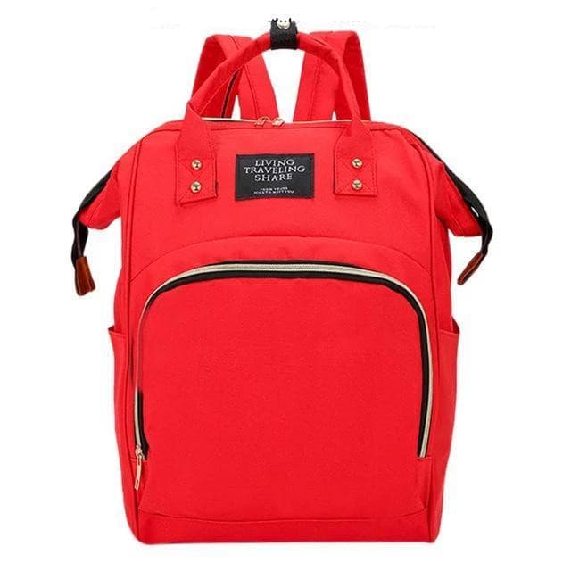 Diaper Backpack - MomyMall Red