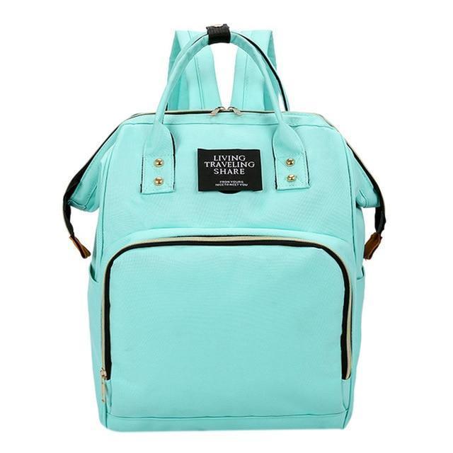 Diaper Backpack - MomyMall Light Blue