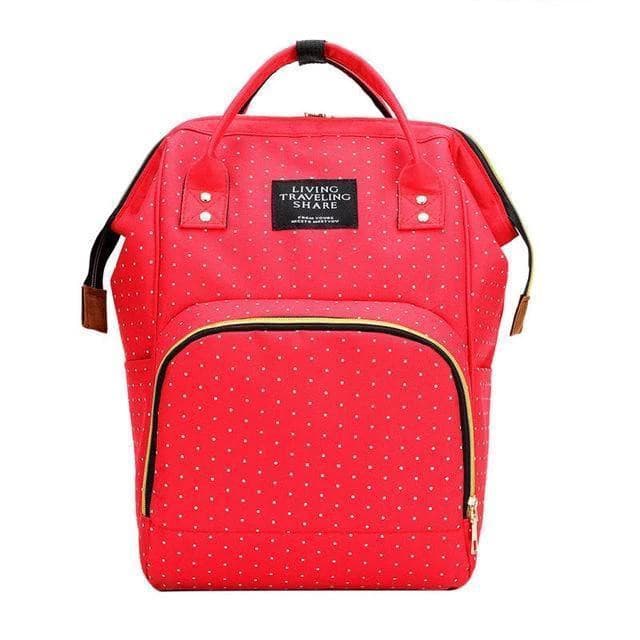 Diaper Backpack - MomyMall Polka Dot 11