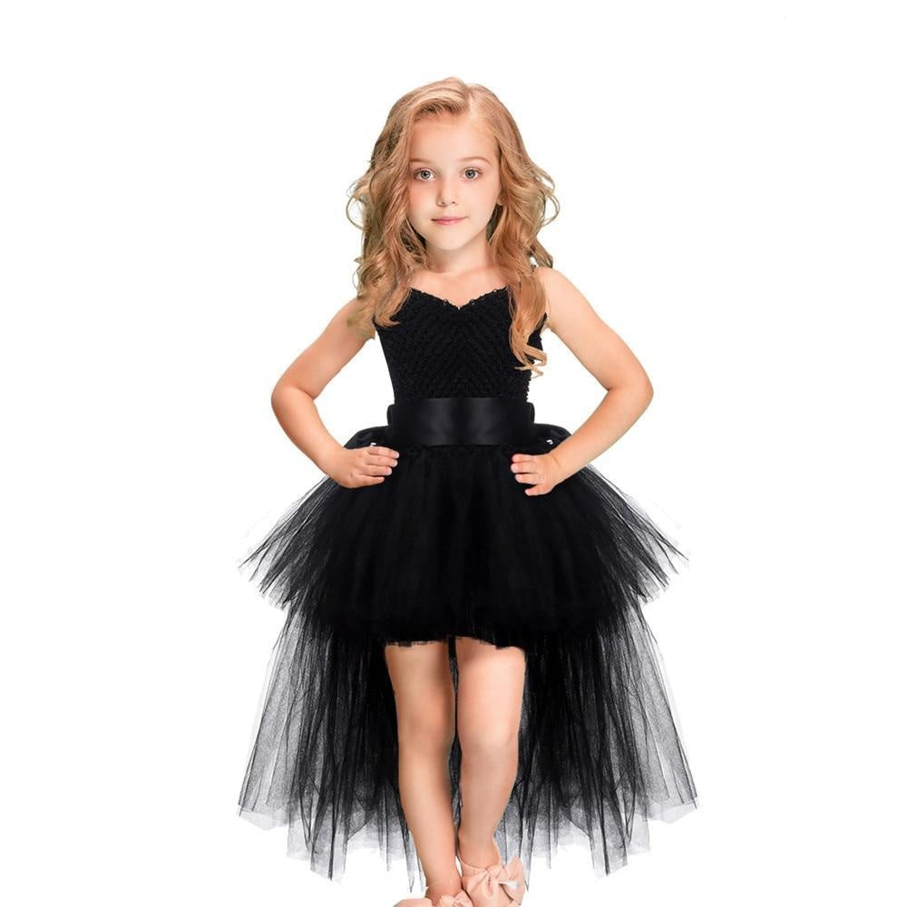 Girls Tutu Party Gown Pageant Dress 2-8Y