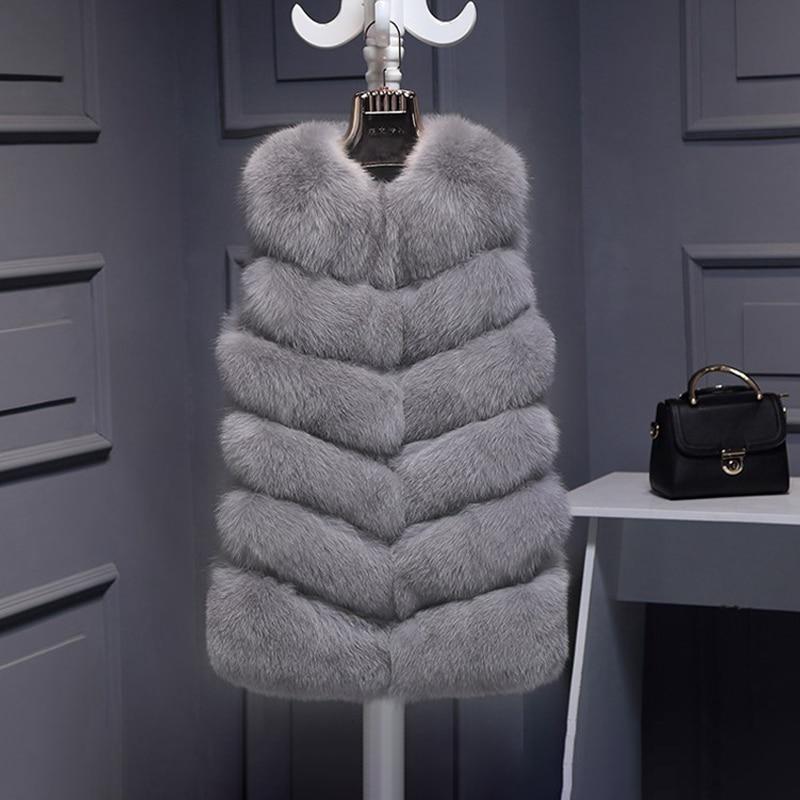 Faux Fur Bubble Sleeveless Vest