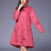 Waterproof Lightweight Rain Coat With Hood