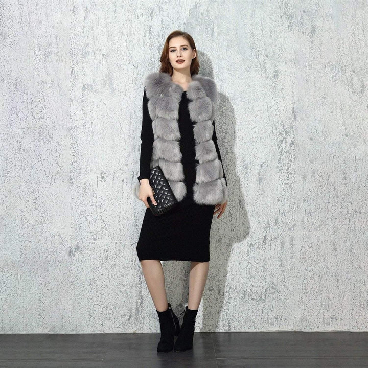 Faux Fur Vest - Sleeveless Gilet