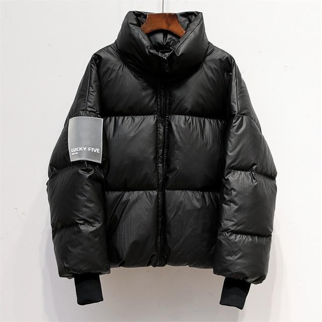 Glossy Waterproof Puffer Coat