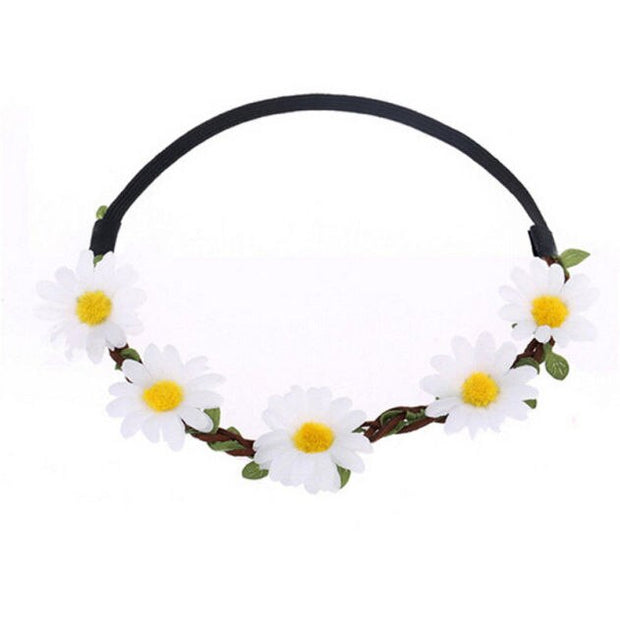Daisy Headbands (7 Colors) - MomyMall White / Toddler