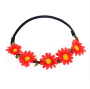 Daisy Headbands (7 Colors) - MomyMall Red / Toddler