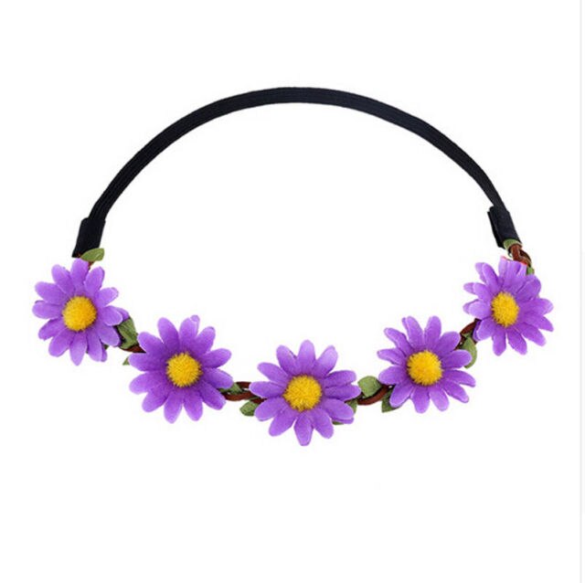 Daisy Headbands (7 Colors) - MomyMall Purple / Toddler