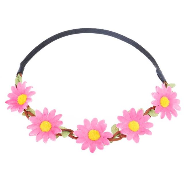 Daisy Headbands (7 Colors) - MomyMall Light Pink / Toddler