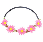 Daisy Headbands (7 Colors) - MomyMall Light Pink / Toddler