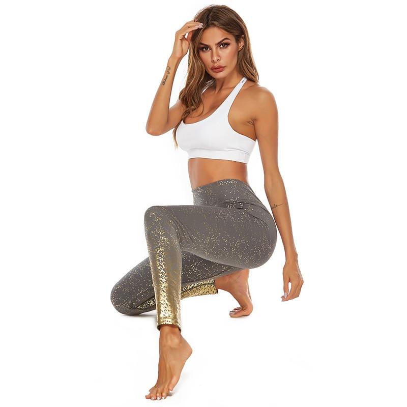 Activewear Gold Sparkle Leggings