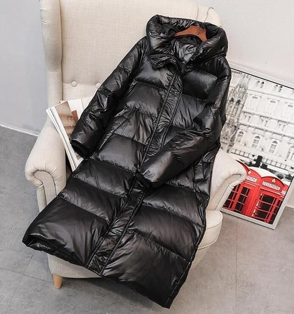 Winter Warm Duck Down Coat - Hooded & Plus Size