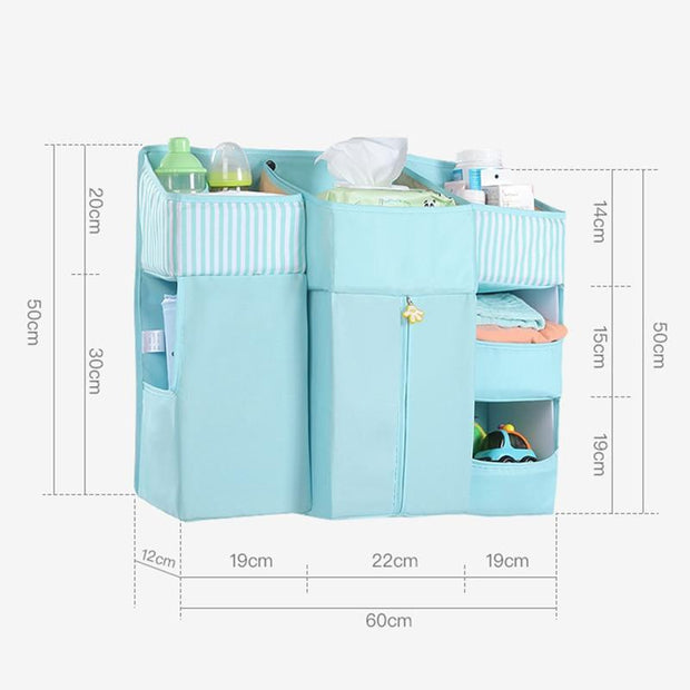 Portable Baby Crib Organizer - Diaper Hanging Organizer - MomyMall