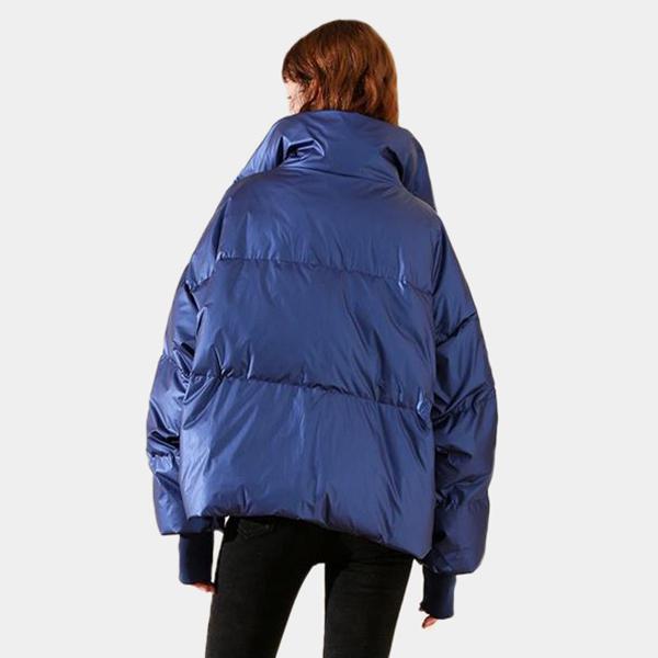 Glossy Waterproof Puffer Coat