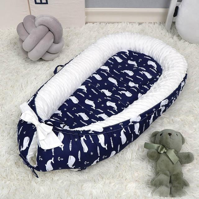 New Baby Nest Bed for Crib - MomyMall Dolphin