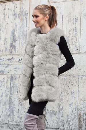 Faux Fur Bubble Gilet