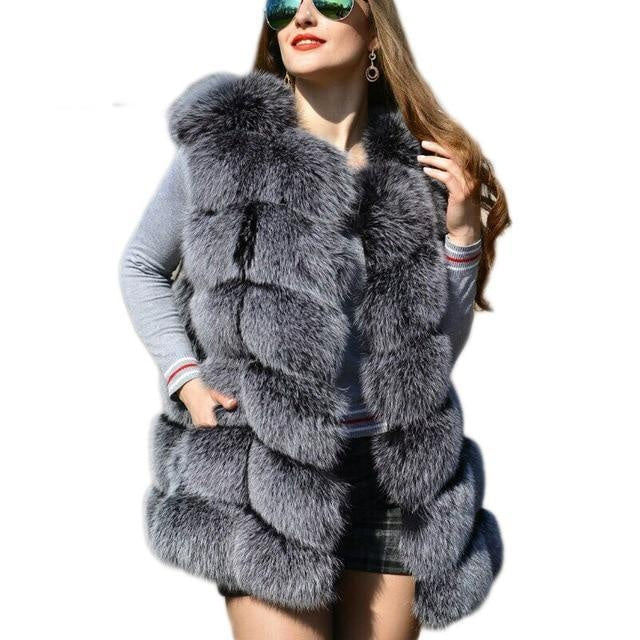 Faux Fur Bubble Gilet