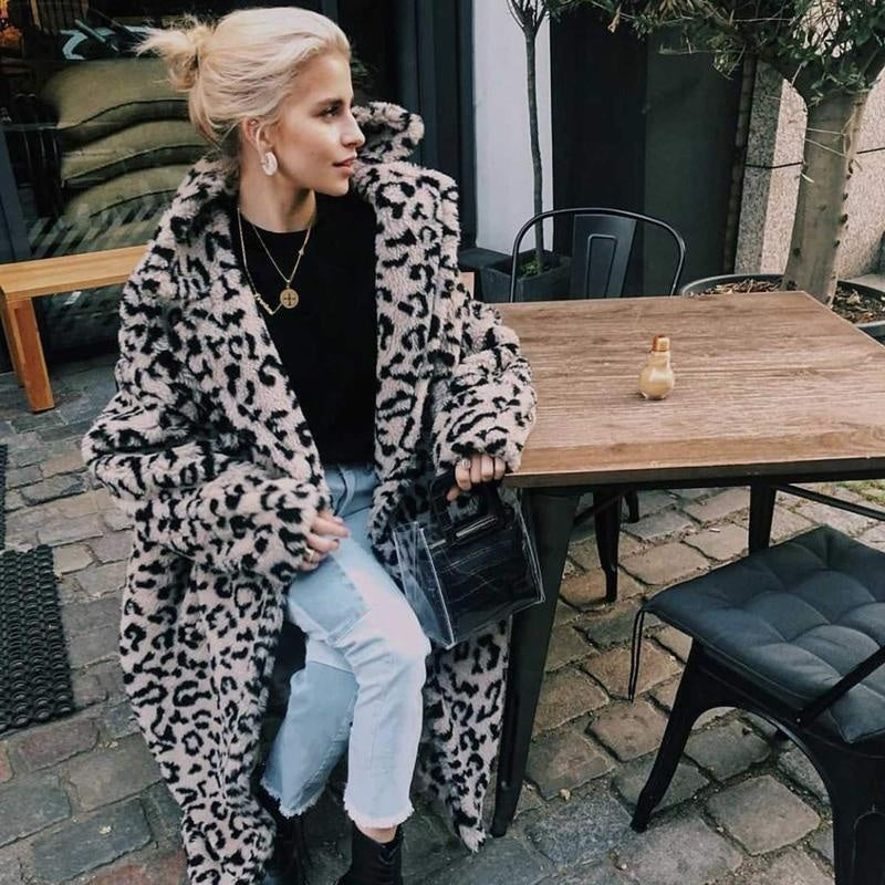 Winter Leopard Teddy Bear Coat