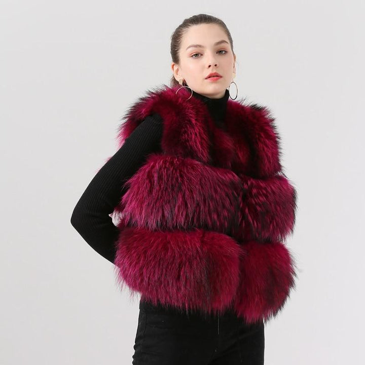 Luxury Bubble Faux Fur Vest