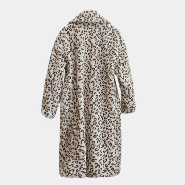 Leopard Faux Fur Teddy Coat