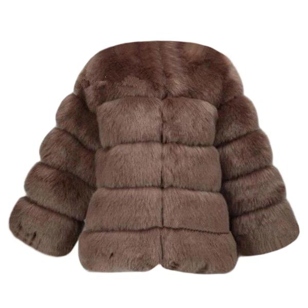Faux Fur Coat - Luxe Fluffy