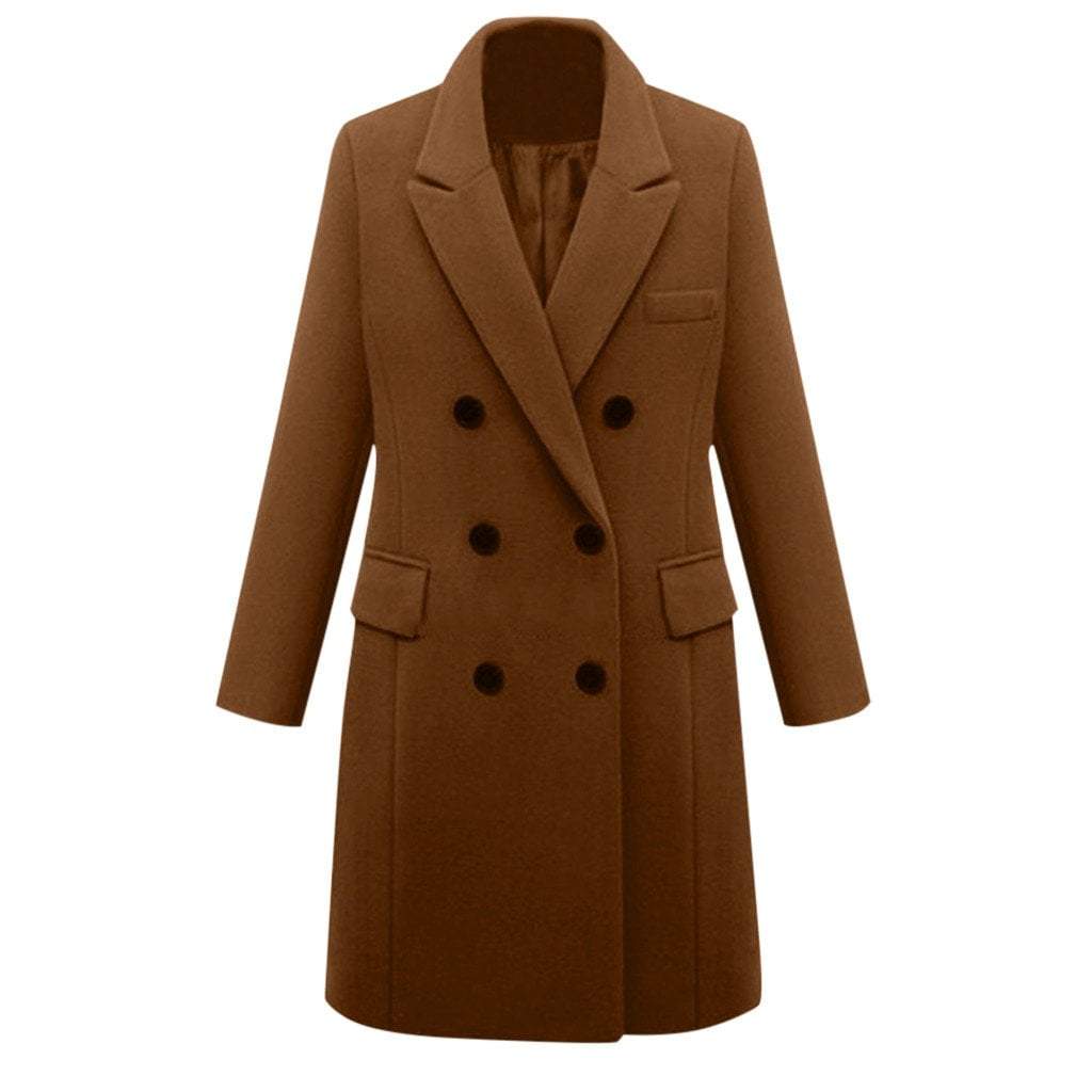 Winter Wool Trench Coat