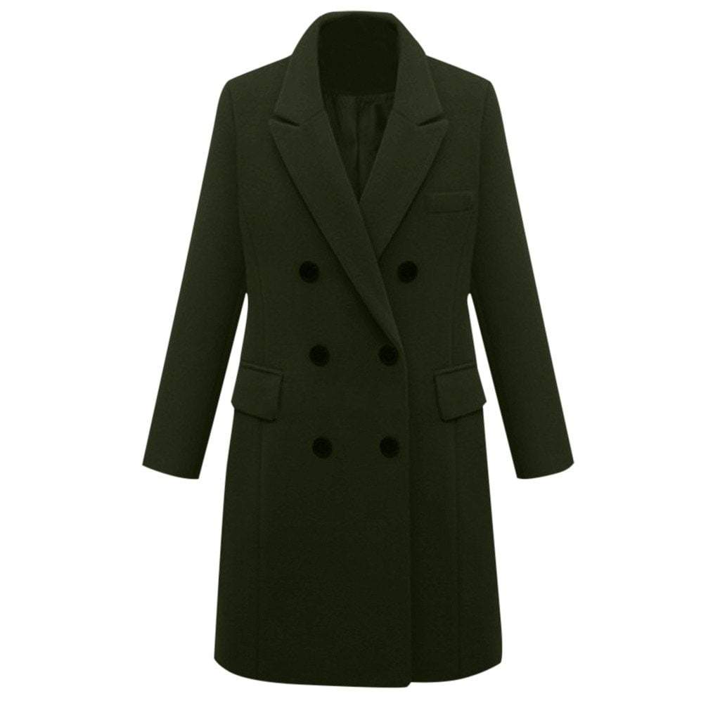 Winter Wool Trench Coat