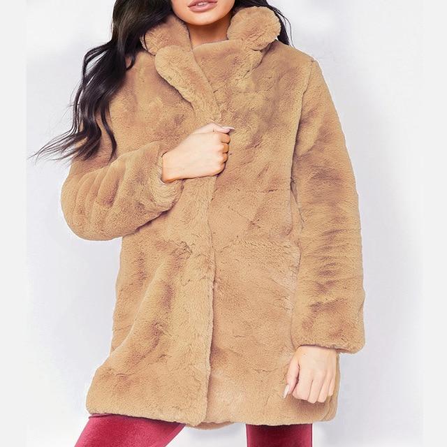 Faux Fur Coat - Oversized Fit - Super Soft