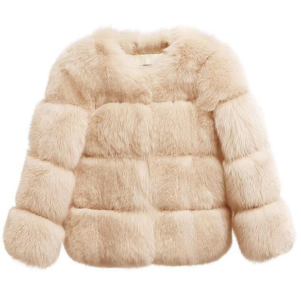 Faux Fur Coat - Bubble Winter Warm