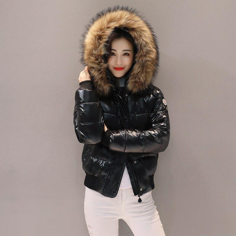 Puffer Coat With Faux Fur Hood